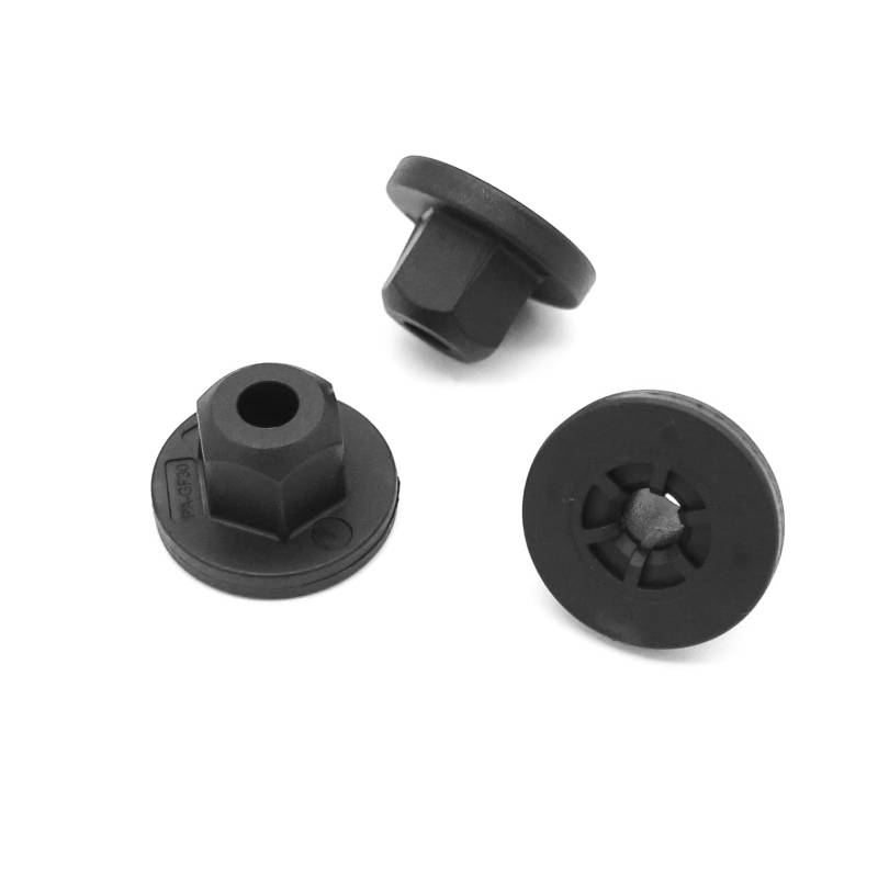 VVO Unterbodenschutz und Isolierungspaneelbefestigungs-Clips, schwarz, 10 Stück von VVO
