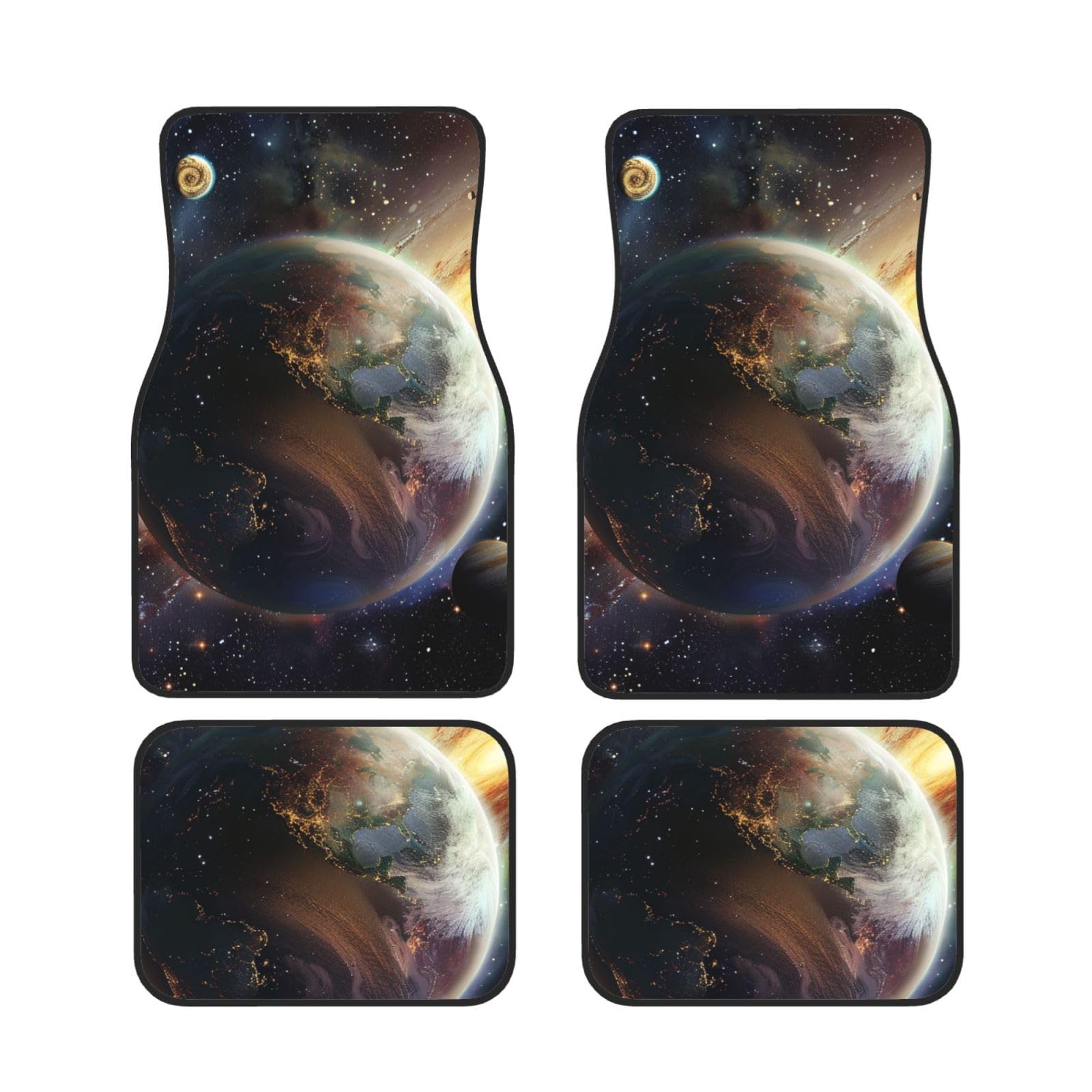 Universe Planet Bedruckte Auto Fußmatten Set 4-teilig | Fußmatten Schutz für Autos Komplette Sets | Rutschfeste & wasserdichte Automotive Fußmatten Universe Planet Bedruckte Auto Fußmatten Set 4-teilig | Fußmatten Schutz für Autos Komplette Sets | Rutschfeste & wasserdichte Automotive Fußmatten von VVTDESA