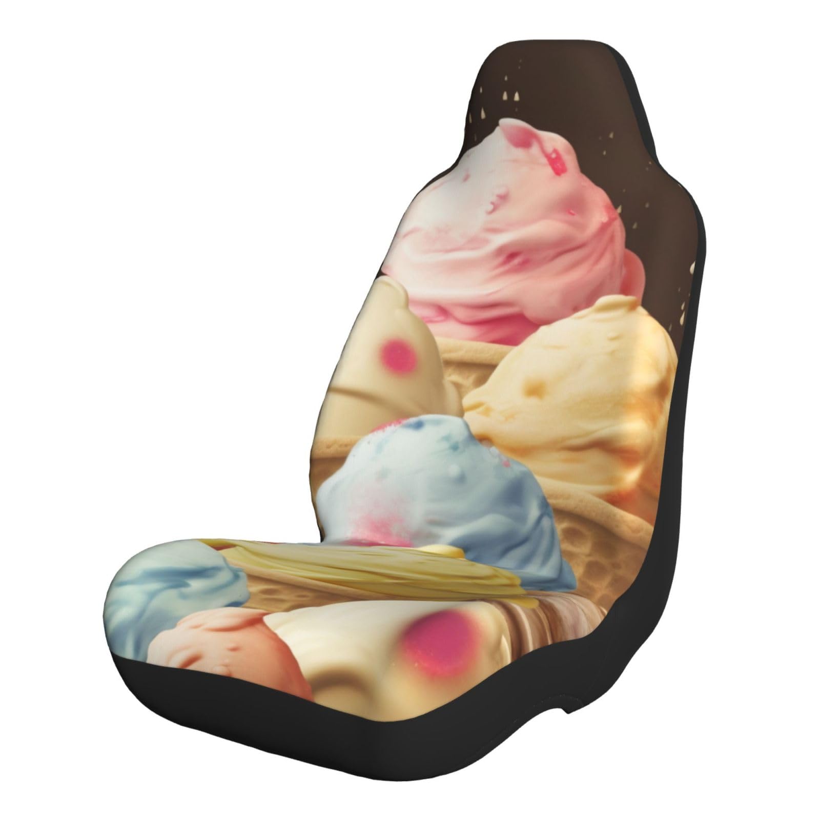 VVTDESA Autositzbezüge mit Eiscreme-Motiv, 1 Stück, schützen Sie Ihre Vordersitze und verbessern Sie Ihren Stil VVTDESA Autositzbezüge mit Eiscreme-Motiv, 1 Stück, schützen Sie Ihre Vordersitze und verbessern Sie Ihren Stil von VVTDESA