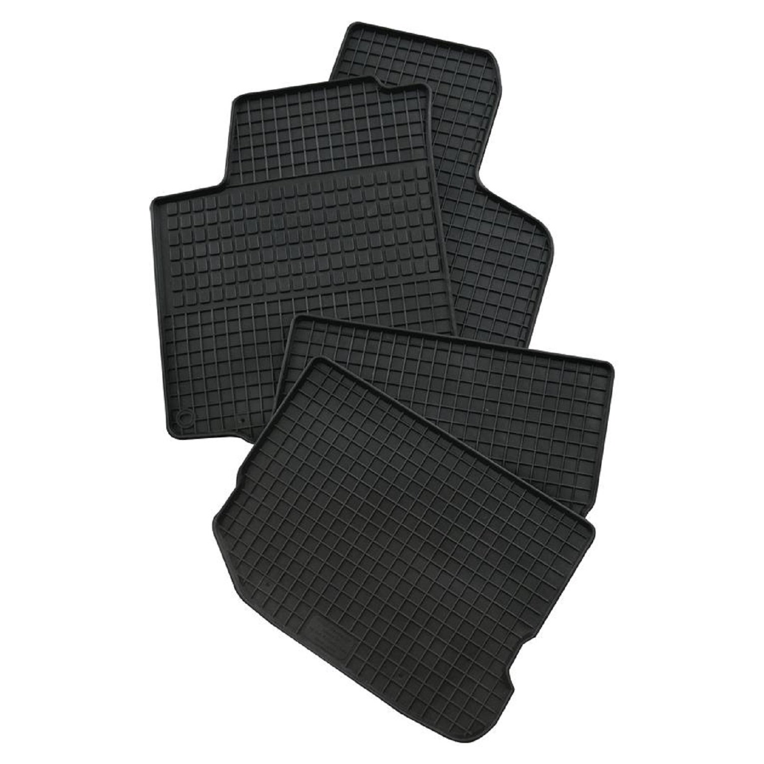 kh Teile Gummimatten passend für Touareg 7P Gummi Fußmatten 4-teilig schwarz von kh Teile