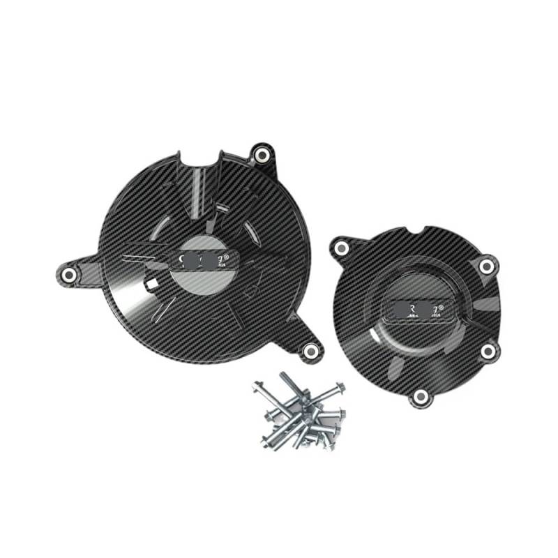 Stoßabdeckung Stator Motor Schutzabdeckung für Lichtmaschine Motorrad Zubehör Motorhaube für Aprilia Tuono V4 RSV4 2021 2022 2023 von VXJZBIOT