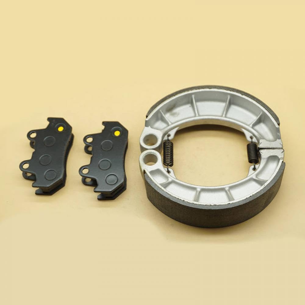 Bremsbelag und Schuh-Kit für VF750C V45 Magna 1982-1983 kompatible Motorradteile(Front and Rear) von VXNNZLOK