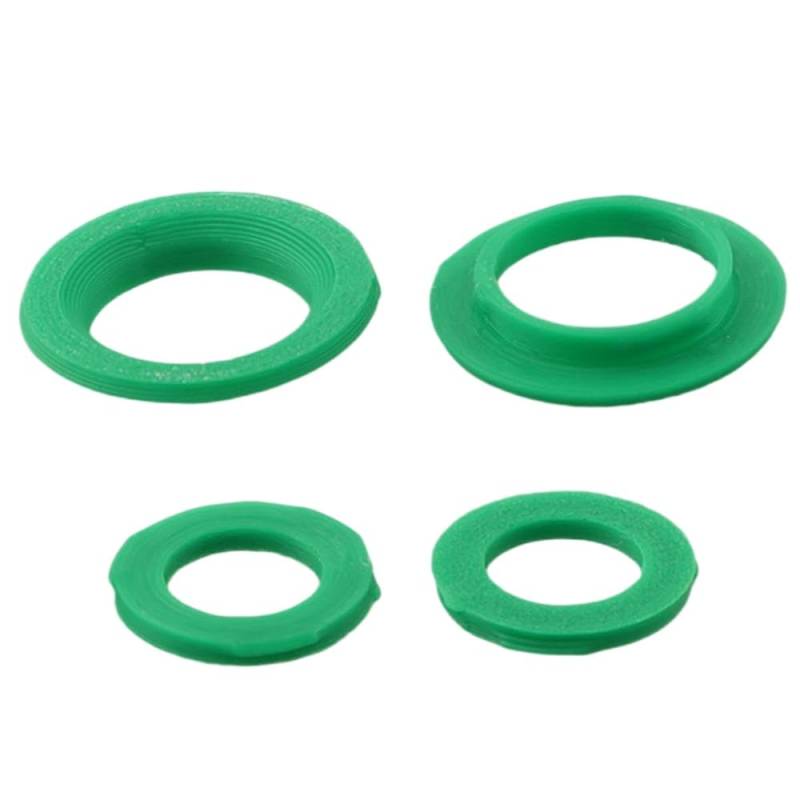 Colored Deckring -Bremssattelkit für 4 Kolben -Bremssättel kompatibel mit MT7 Mehrfachfarbe für die Fahrradwartung(Dark green) von VXNNZLOK