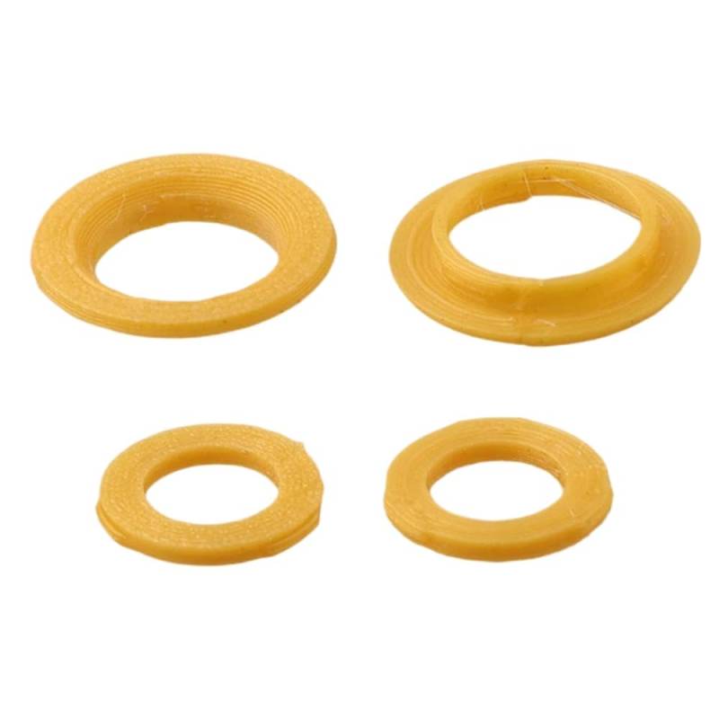 Colored Deckring -Bremssattelkit für 4 Kolben -Bremssättel kompatibel mit MT7 Mehrfachfarbe für die Fahrradwartung(Golden) von VXNNZLOK