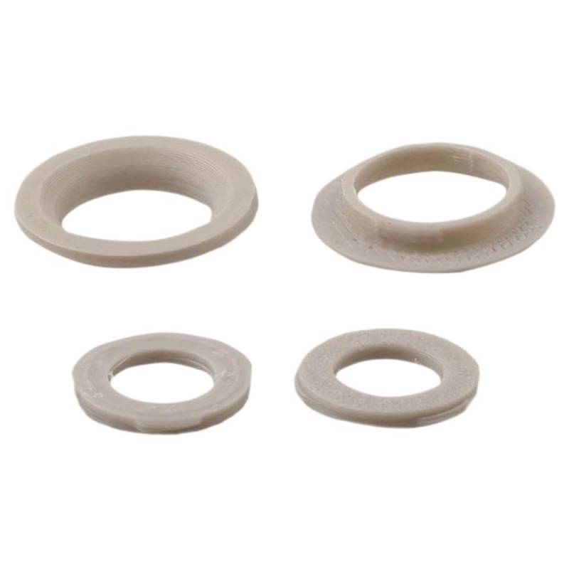 Colored Deckring -Bremssattelkit für 4 Kolben -Bremssättel kompatibel mit MT7 Mehrfachfarbe für die Fahrradwartung(Gray) von VXNNZLOK