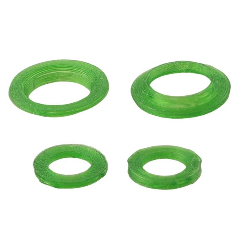 Colored Deckring -Bremssattelkit für 4 Kolben -Bremssättel kompatibel mit MT7 Mehrfachfarbe für die Fahrradwartung(Green) von VXNNZLOK