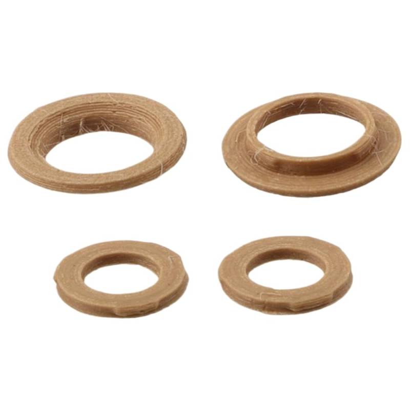 Colored Deckring -Bremssattelkit für 4 Kolben -Bremssättel kompatibel mit MT7 Mehrfachfarbe für die Fahrradwartung(Wood color) von VXNNZLOK