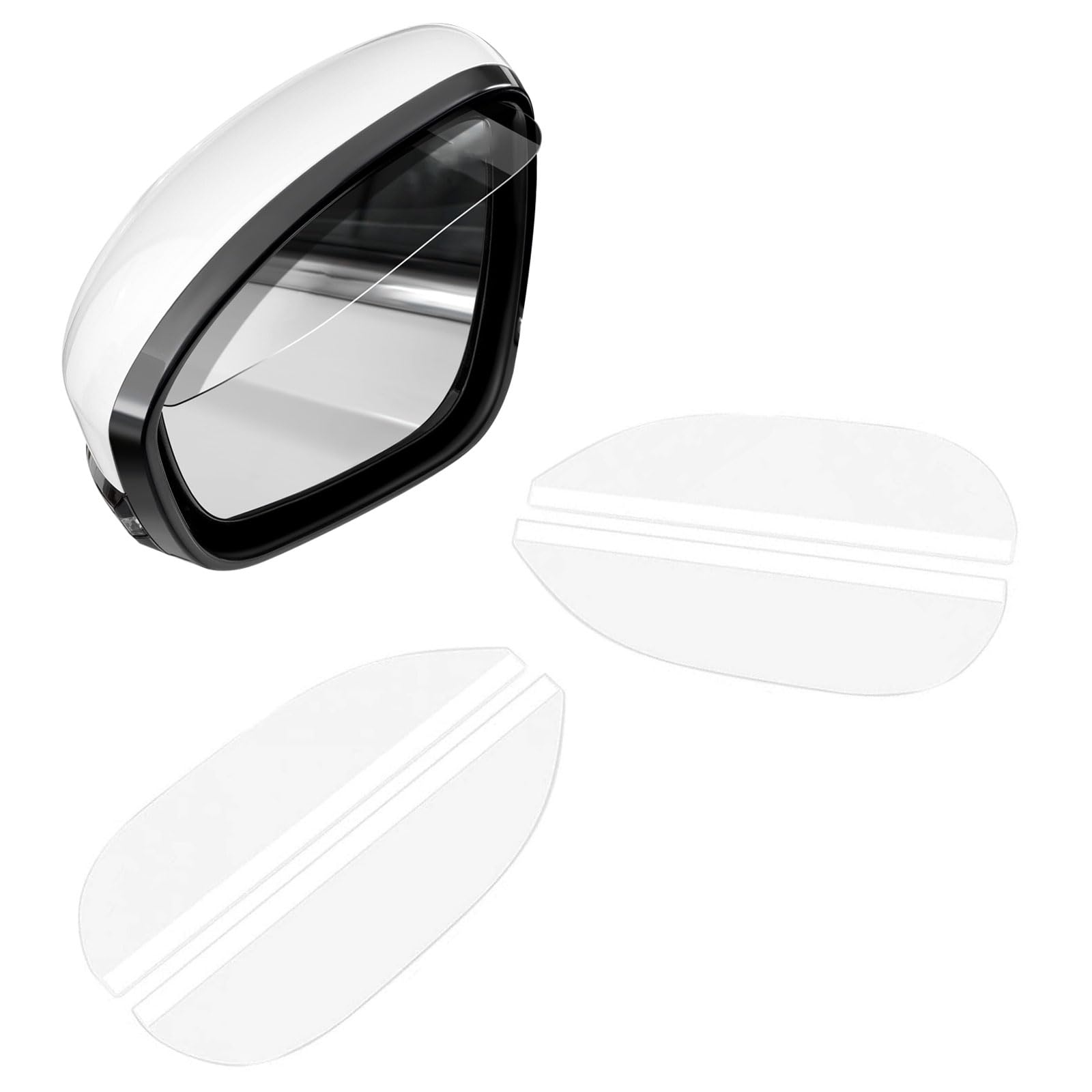 2 Paar Auto Rückspiegel Regenschutz für BYD Tang/Tang(EV), Seitenspiegel Regenschutz Regens Sonnenblende Auto Schutz Zubehör,Transparent von VYWPTOWSX