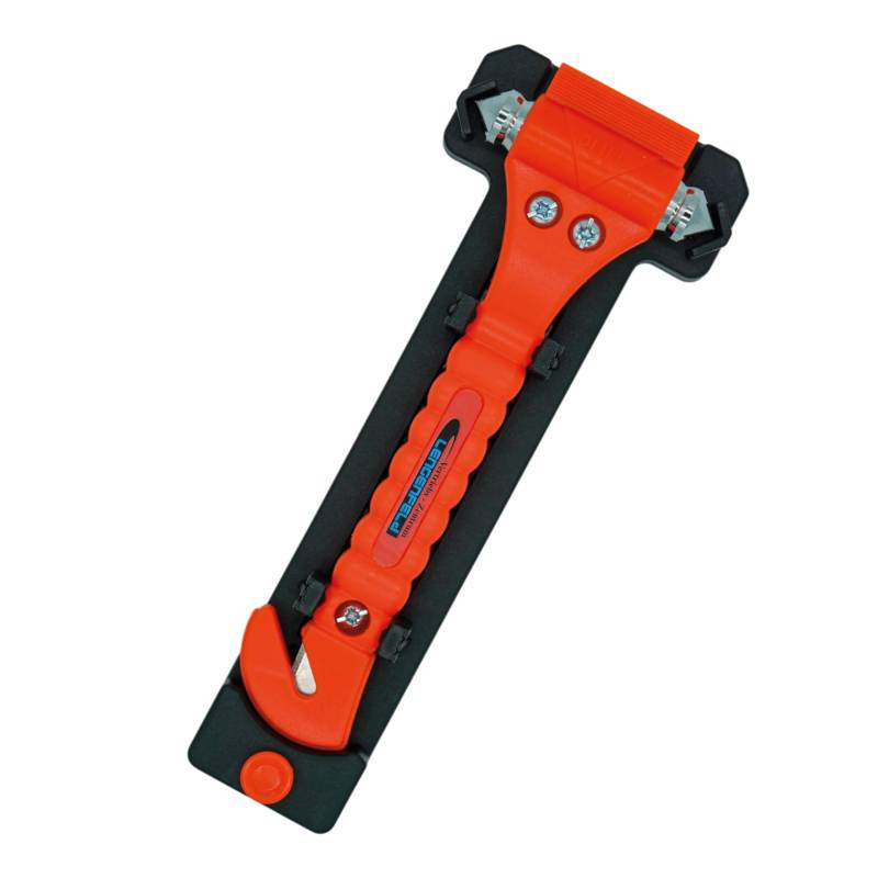 VZL Notfallhammer Auto mit Gurtschneider - Auto Zubehör & Auto Gadgets – Autozubehör Innenraum – Car Accessories – Auto Accessoires – Gurtschneider Notfallhammer - Nothammer auto mit gurtschneider tüv von VZL