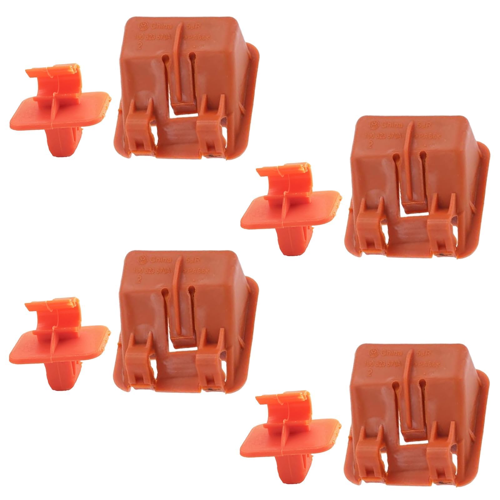 VZU 4 Sets Motorhaube Halterung Motorhaubenstange Halter Halteclip für S-koda Fabia Octavia MK2 2004-2013 Motorhaubenhalterung, 1U0823570A von VZU