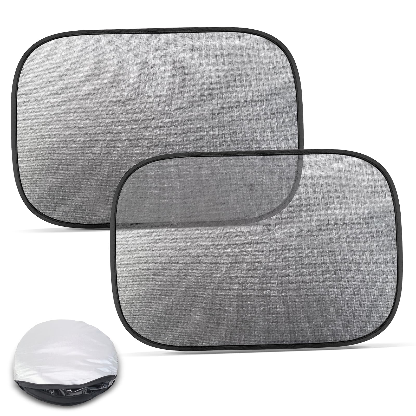 VZXZXE 2 Stück Sonnenschutz Auto Baby mit UV Schutz, Auto Sonnenblende (Kein Zusätzlicher Kleber Oder Saugnapf Erforderlich), Auto Sonnenschutz Baby 53cm x 35.5cm von VZXZXE