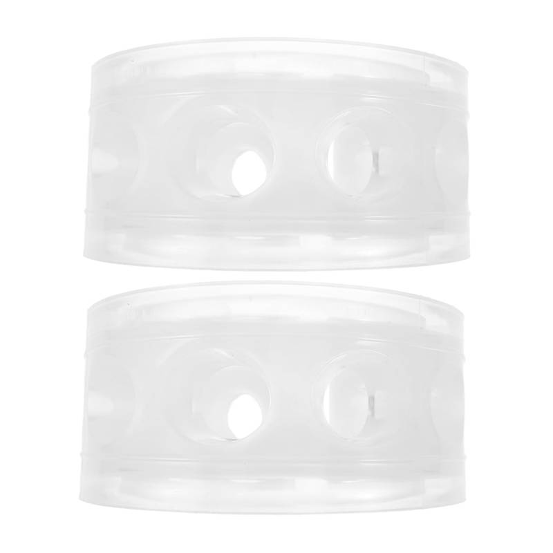 Vaguelly 1 Paar Auto Stoßdämpfungswerkzeug Schraubenfederdämpfer Vorderstoßdämpfer Vorder Und Hinterstoßdämpfer Kfz Ersatzstoßdämpfer Stoßdämpfer Abstandshalter Pvc Transparent von Vaguelly