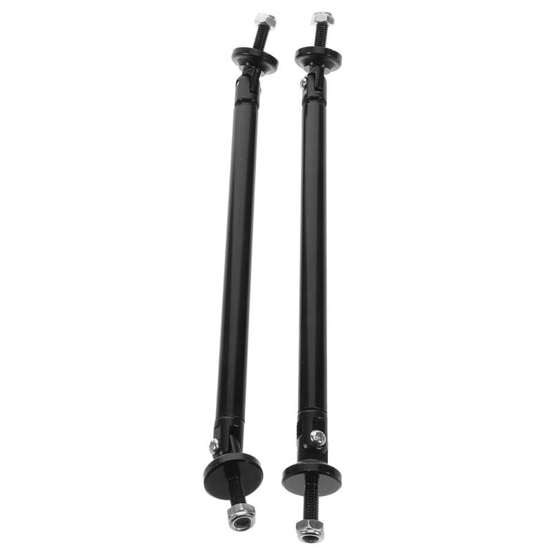 Vaguelly 1 Paar Auto Stoßstangen Spurstange Verstellbare Stützstangen Verstellbare Frontsplitterstangen Frontstangenschienenverlängerung Universelle Stoßstangenstange von Vaguelly