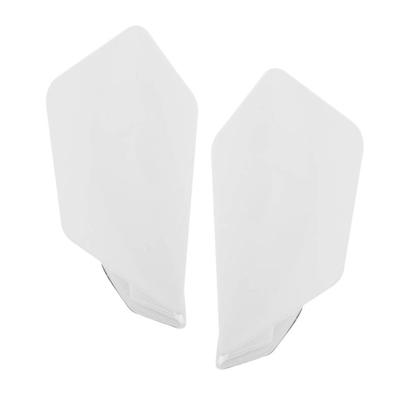 Vaguelly 1 Paar Motorrad Starrflügel Motorradzubehör Aerodynamische Winglets Motorrad Spoiler Winglets Front Winglets Für Motorräder Motorrad Dynamik Winglets Abs Weiß von Vaguelly