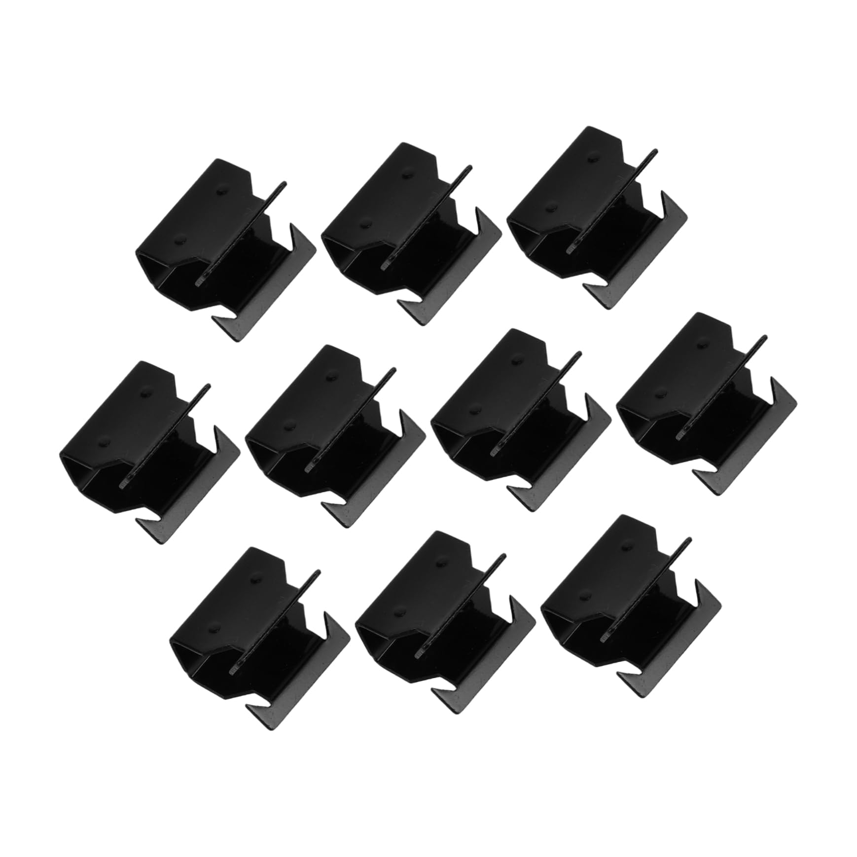 Vaguelly 10 Stück Deflektorklemme Metall Black Vaguelly 10 Stück Deflektorklemme Metall Black von Vaguelly