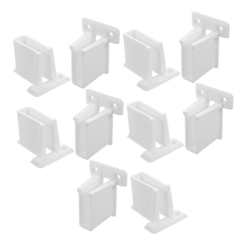 Vaguelly 10 Stück Türschlosshalter Rv Gepäcktürriegel Rv Zubehör Rv Teile Und Zubehör Rv Türverschluss Rv Türriegel Türhalter Rv Türriegelhalterung Rv Türhalter Weißes Abs von Vaguelly