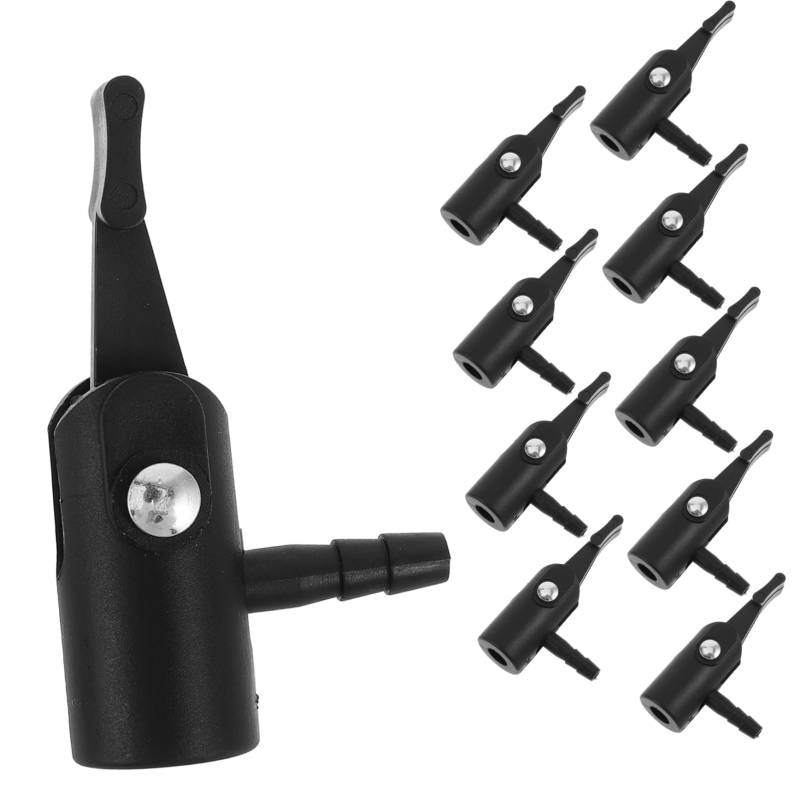 Vaguelly 10 Teiliger Gasdüsenadapter Luftfutteradapter Luftfutterverriegelung Reifenfülleraufsatz Für Kompressor Luftfutter Schnellanschluss Reifenfüllerfutter Luftpumpenaufsätze von Vaguelly