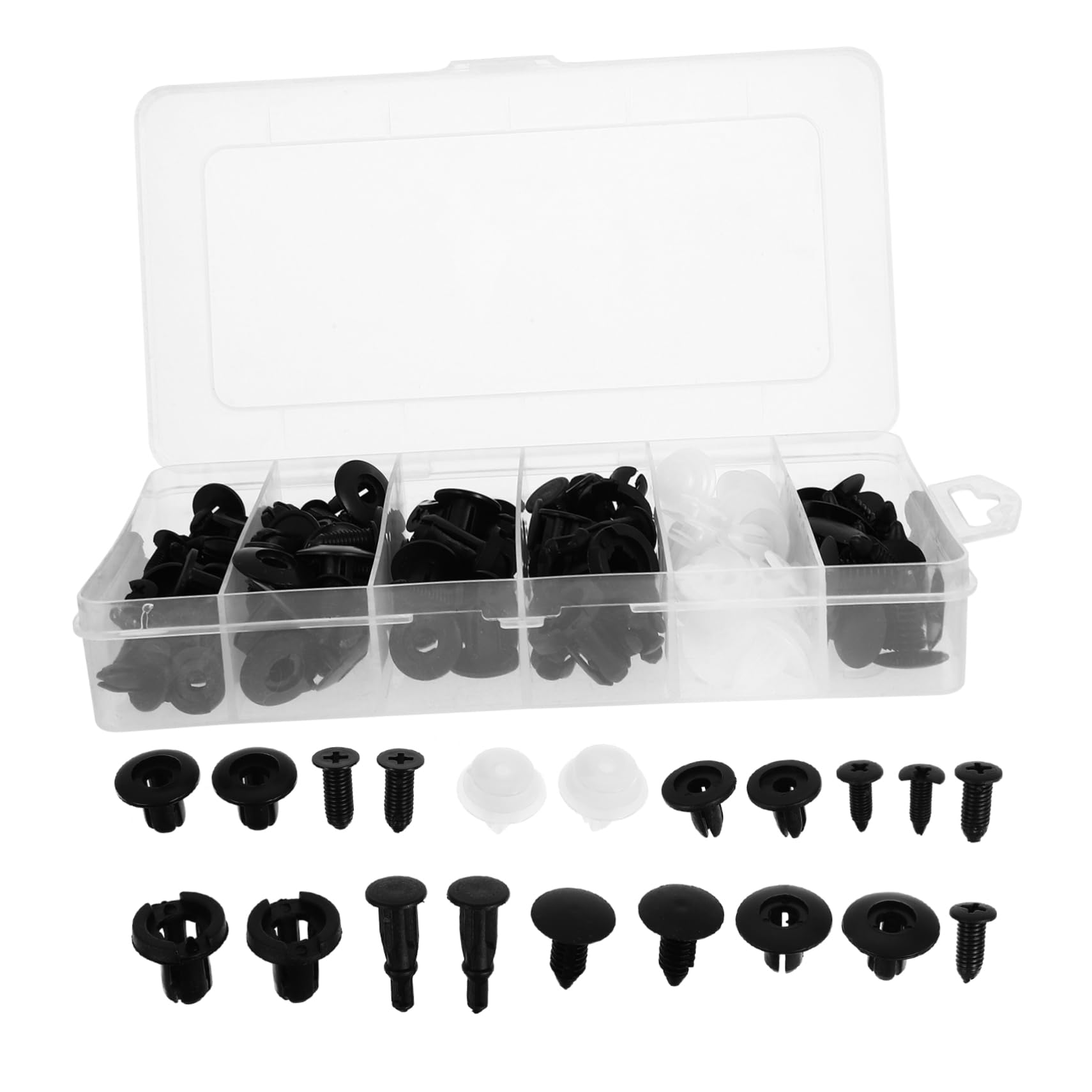 Vaguelly 100Stücke Auto Halterclips Universelle Befestigungsklammern für Türverkleidungen und Stoßfänger für Kfz Reparaturen und Ersatzteile Rostfrei und Robust Vaguelly 100Stücke Auto Halterclips Universelle Befestigungsklammern für Türverkleidungen und Stoßfänger für Kfz Reparaturen und Ersatzteile Rostfrei und Robust von Vaguelly