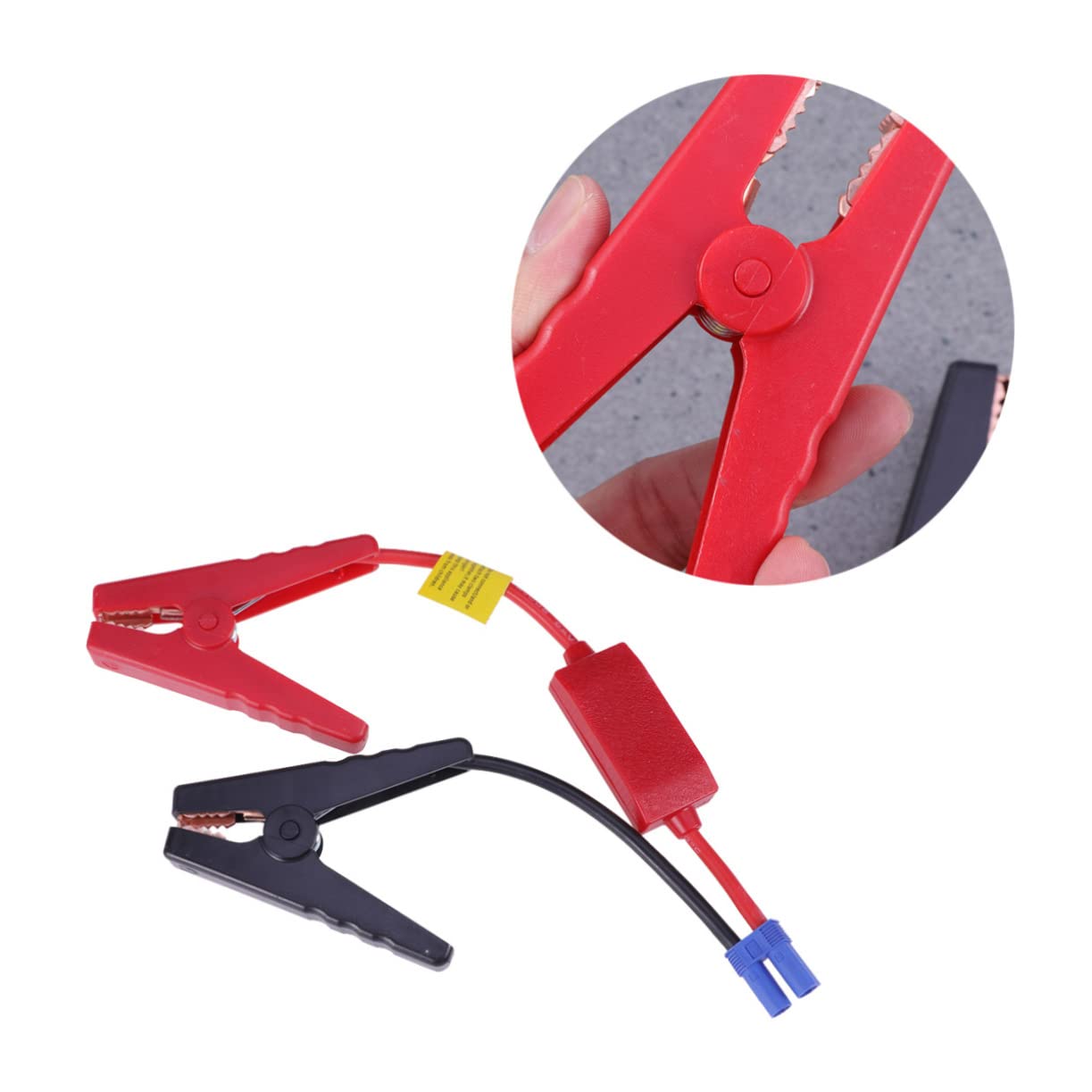 Vaguelly 12V Auto Clip mit Reverse Funktion Notstart Stromkabelklemme für Autobatterien Isoliertes Material zur Verhinderung von Stromleckagen Sicher und Zuverlässig Vaguelly 12V Auto Clip mit Reverse Funktion Notstart Stromkabelklemme für Autobatterien Isoliertes Material zur Verhinderung von Stromleckagen Sicher und Zuverlässig von Vaguelly