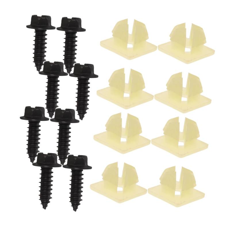 Vaguelly 1Satz Auto Stoßstangenverkleidungsclips Teilig Clips und Sockeln Langlebige Befestigungsclips für Verschiedene Reparaturprojekte Praktisch und Einfach von Vaguelly