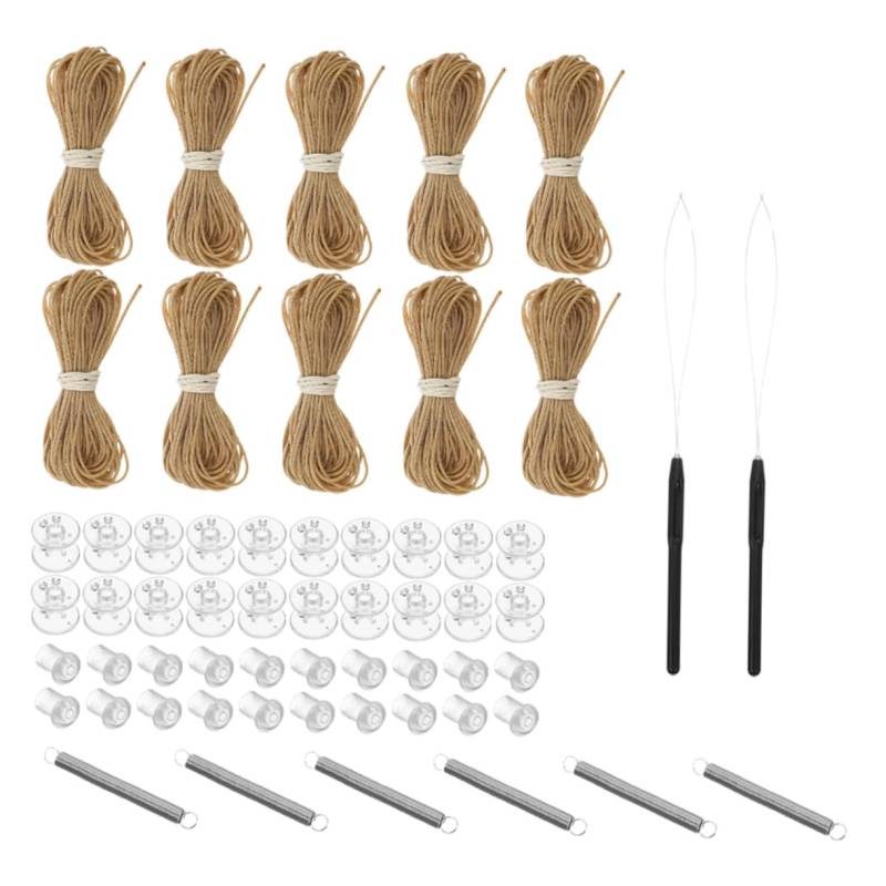 Vaguelly 2 Sets Wabenvorhangzubehör Jalousien Vorhänge Wohnmobilvorhang Wohnmobilteile Rollo Reparatur Ersatzsatz Rollo Kit Wohnmobil Rollo Reparatursatz Wohnmobil Reparaturteile Brauner von Vaguelly
