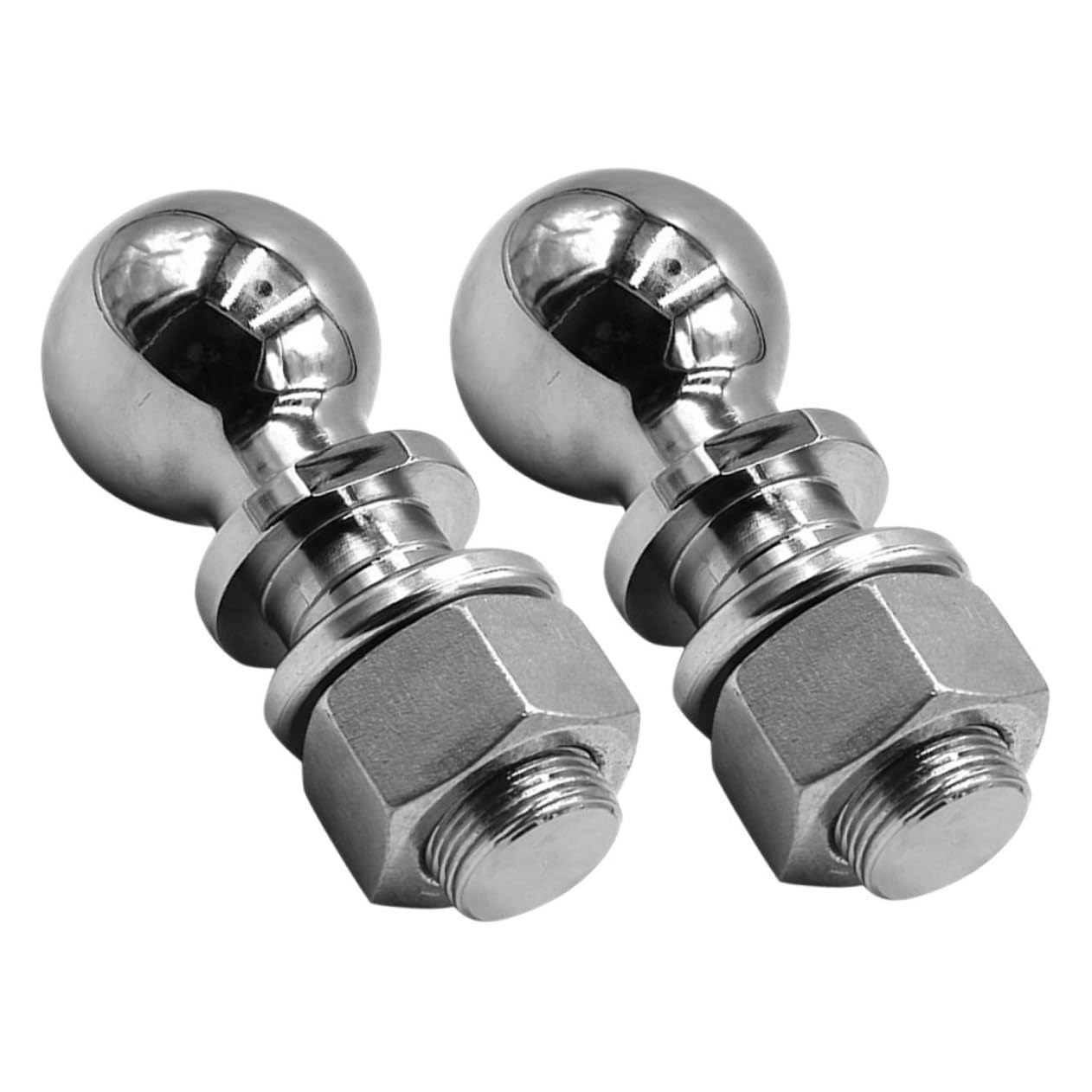 Vaguelly 2 Stück Anhänger-Kugelgelenk Kupplungskugel Anhängerkupplung Trailer-Ball Metall Silber Vaguelly 2 Stück Anhänger-Kugelgelenk Kupplungskugel Anhängerkupplung Trailer-Ball Metall Silber von Vaguelly