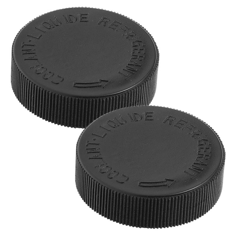 Vaguelly 2 Stück Kühlerflüssigkeitstankdeckel Abdeckung Des Autobehälters Kappen Behälterabdeckung Reservoir Für Behälterdeckel Auto Deckel Des Kühlmittelbehälters Black Plastik von Vaguelly
