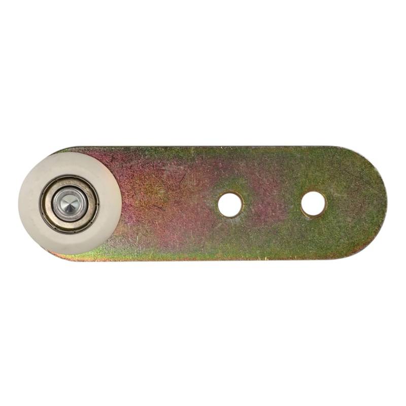 Vaguelly 2 Stück Seitenvorhang Auto Rollvorhang Seitenanhänger Zubehör Vorhang Seitenanhänger Räder Vorhang Gleitschiene Scheunentor Trolley Räder Ersatz Fliegengitter Türrolle Eisen von Vaguelly