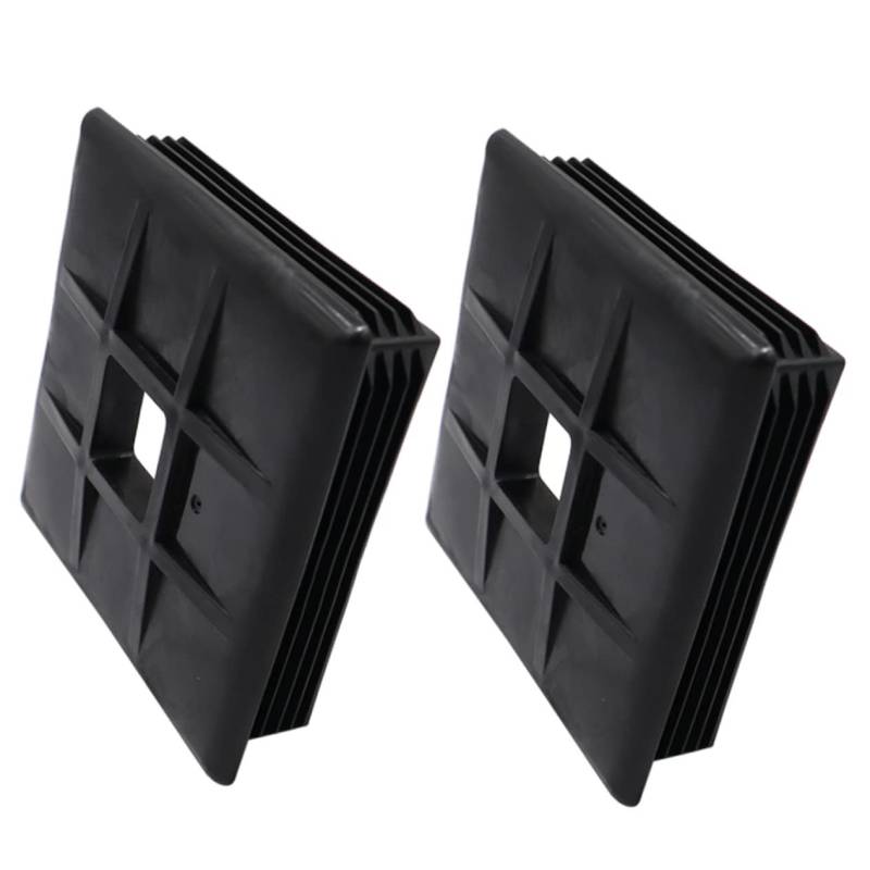 Vaguelly 2 Stück Stoßstangenabdeckung Wohnwagen zubehör Accessoires für Wohnwagen Kappe anhänger stoßstange Abdeckung Wohnmobilteile und -zubehör Stoßstangenstecker Abs Black von Vaguelly
