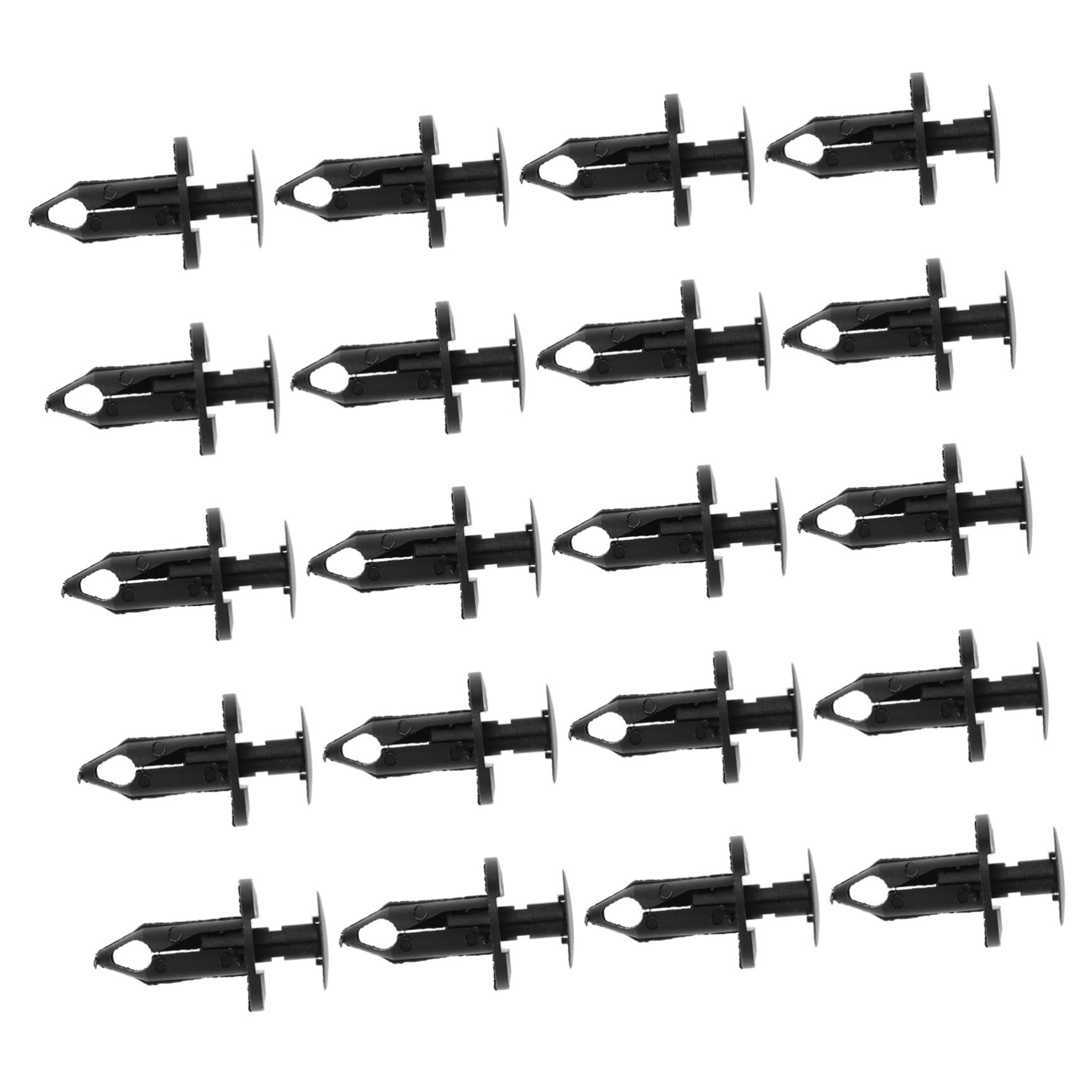 Vaguelly 20 Stück Stiftniete ATV-Teile Nylon Schwarz Vaguelly 20 Stück Stiftniete ATV-Teile Nylon Schwarz von Vaguelly
