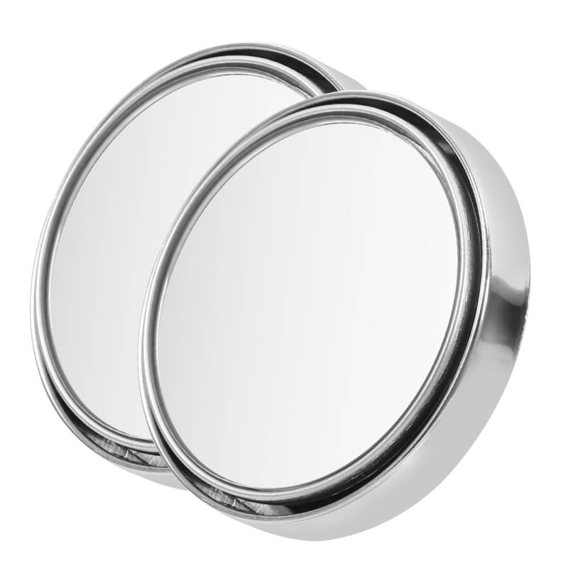 Vaguelly 2Stücke Verstellbare Auto Rückspiegel Weitwinkelspiegel mit Reflektierendem Rahmen für Bessere Sicht für Fahrzeugmodelle Einfache Montage von Vaguelly