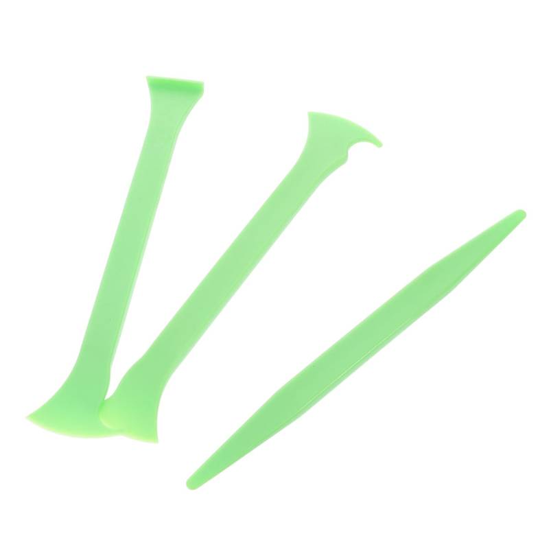 Vaguelly 3 Stück Autofilm-Tool Werkzeug Farbrakel Wischer für Autofenster Autospiegel Rakel Scheibentönungsentferner Autofensterwischer Auto Wrap Tool Kit Plastik Green von Vaguelly