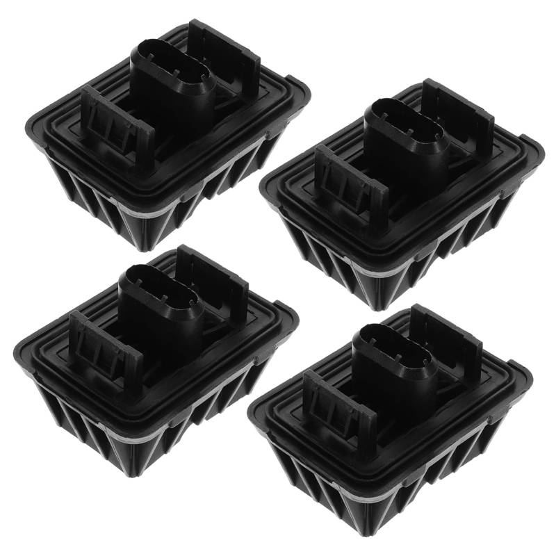 Vaguelly 4 Stück Jack-gummiauflage Mach e Jack-Pads Nivellierblöcke Für Anhänger Gummiauflage des Wagenhebers Gummi-wagenheberpolster Auto-Lift-Pads Autoaufzug Hebearm Black von Vaguelly
