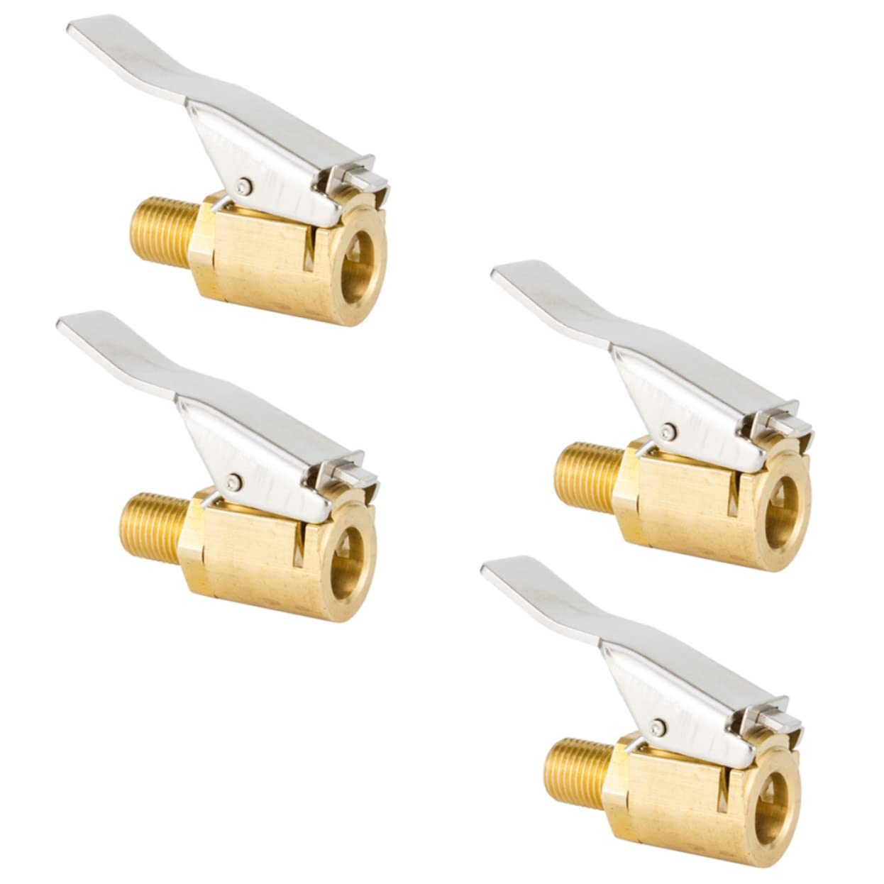Vaguelly 4Stücke Auto Gewinde Air aus Messing Luftpumpe Ventiladapter für Reifen Clip Ventileinsatz für Auto und Fahrrad Verwenden von Vaguelly