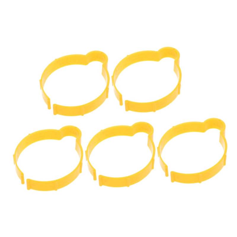 Vaguelly 5 Stücke Auto Vinyl Wrap Greifer Halter Kunststoff Clips Film Clips Gelb von Vaguelly