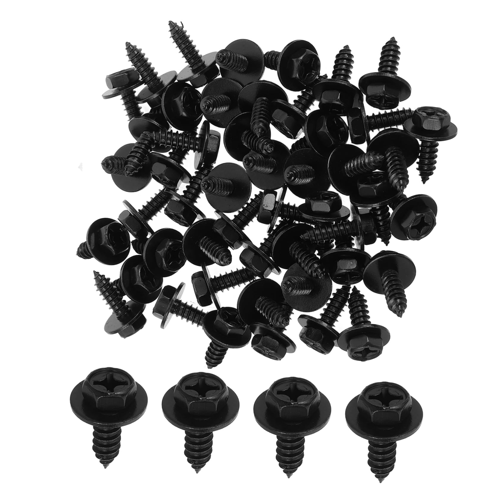 Vaguelly 50 Stück Kotflügelschrauben Spritzschutzschrauben Schrauben Für Spritzschutz-kotflügel Radschrauben Für Kraftfahrzeuge Frontplattenschraube Lkw-schrauben Metall Schwarz Vaguelly 50 Stück Kotflügelschrauben Spritzschutzschrauben Schrauben Für Spritzschutz-kotflügel Radschrauben Für Kraftfahrzeuge Frontplattenschraube Lkw-schrauben Metall Schwarz von Vaguelly