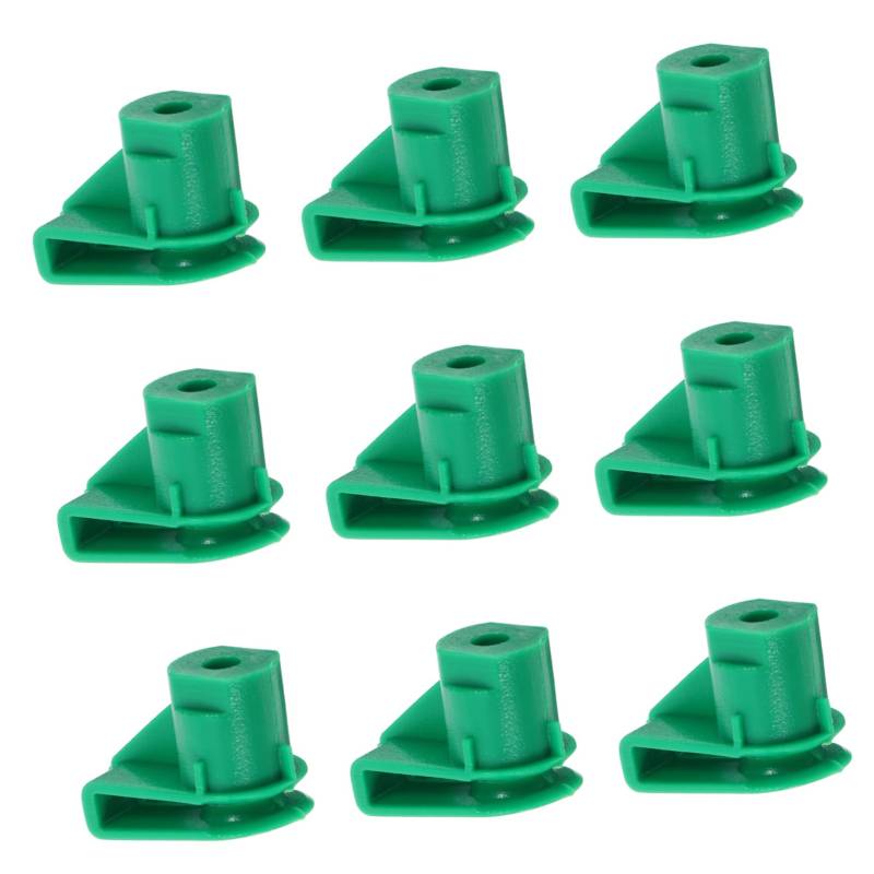 Vaguelly 50 Stück Stoßstangen-Schraubklemme Auto Stoßfänger Clips Und Stoßfängerclips Körperclips Autoschrauben Stoßstangenschrauben Stoßstangenbefestigungssatz Autoteile Autoclips pp Green von Vaguelly