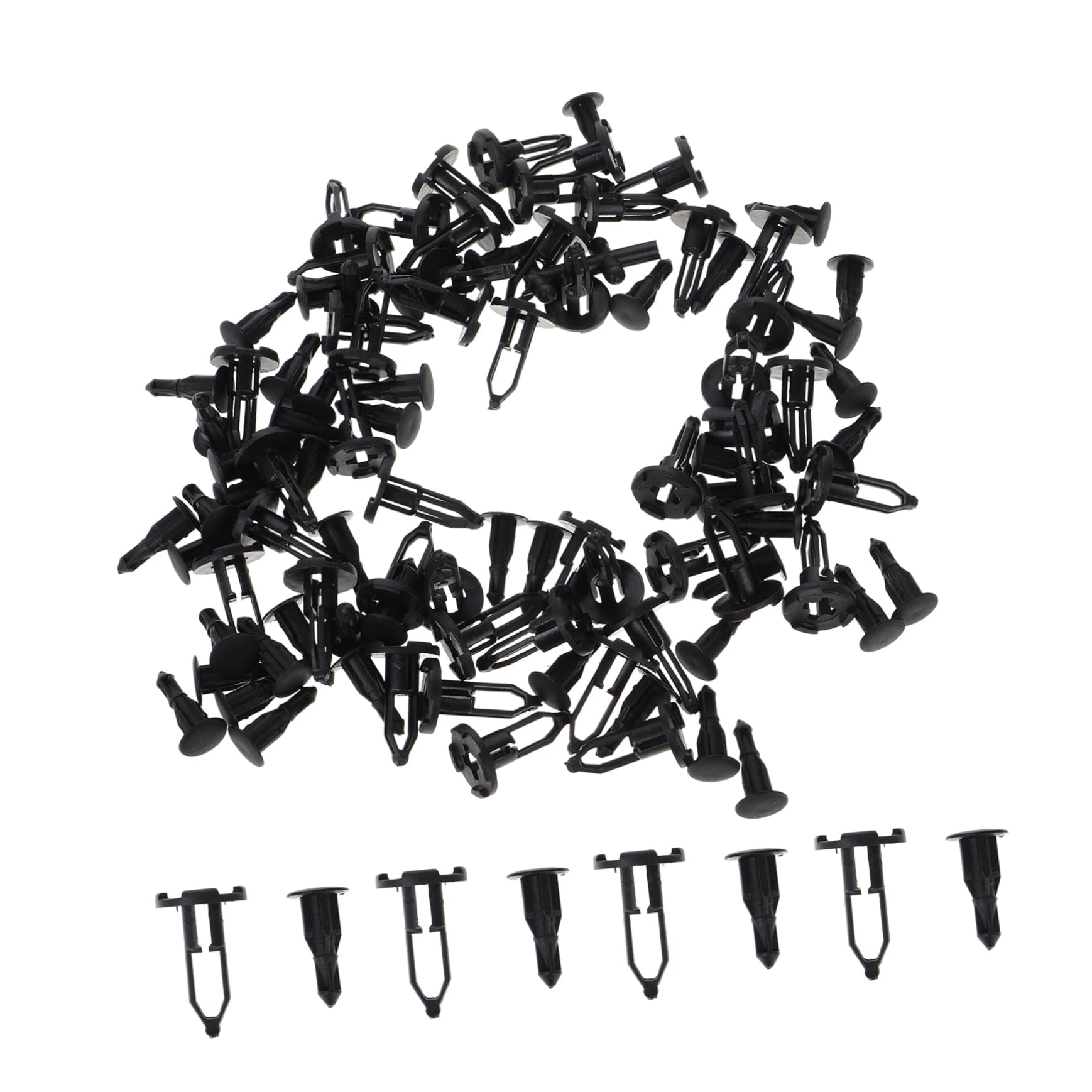 Vaguelly 50Stücke Push Stoßfänger Befestigungselemente Universelle Auto Clips und Halteklammern für Vordere Stoßstange Präzise Passform und Langlebige Nylonqualität Vaguelly 50Stücke Push Stoßfänger Befestigungselemente Universelle Auto Clips und Halteklammern für Vordere Stoßstange Präzise Passform und Langlebige Nylonqualität von Vaguelly