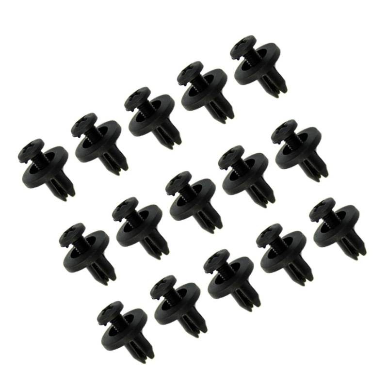 Vaguelly 50Stücke Türplattenklemmen Auto Push Retainer Clips für Universelle Halter für Karosserie Stoßstange und Verkleidung Robustes Langlebiges Material von Vaguelly