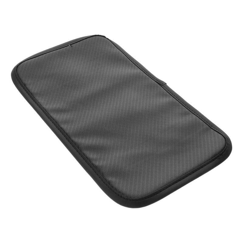 Vaguelly Auto Armlehnenbezug Rutschfestes PU Leder Atmungsaktive Mittelkonsolenabdeckung Einfache Installation für Verschiedene Automodelle Elegantes Design zur Aufwertung Des von Vaguelly