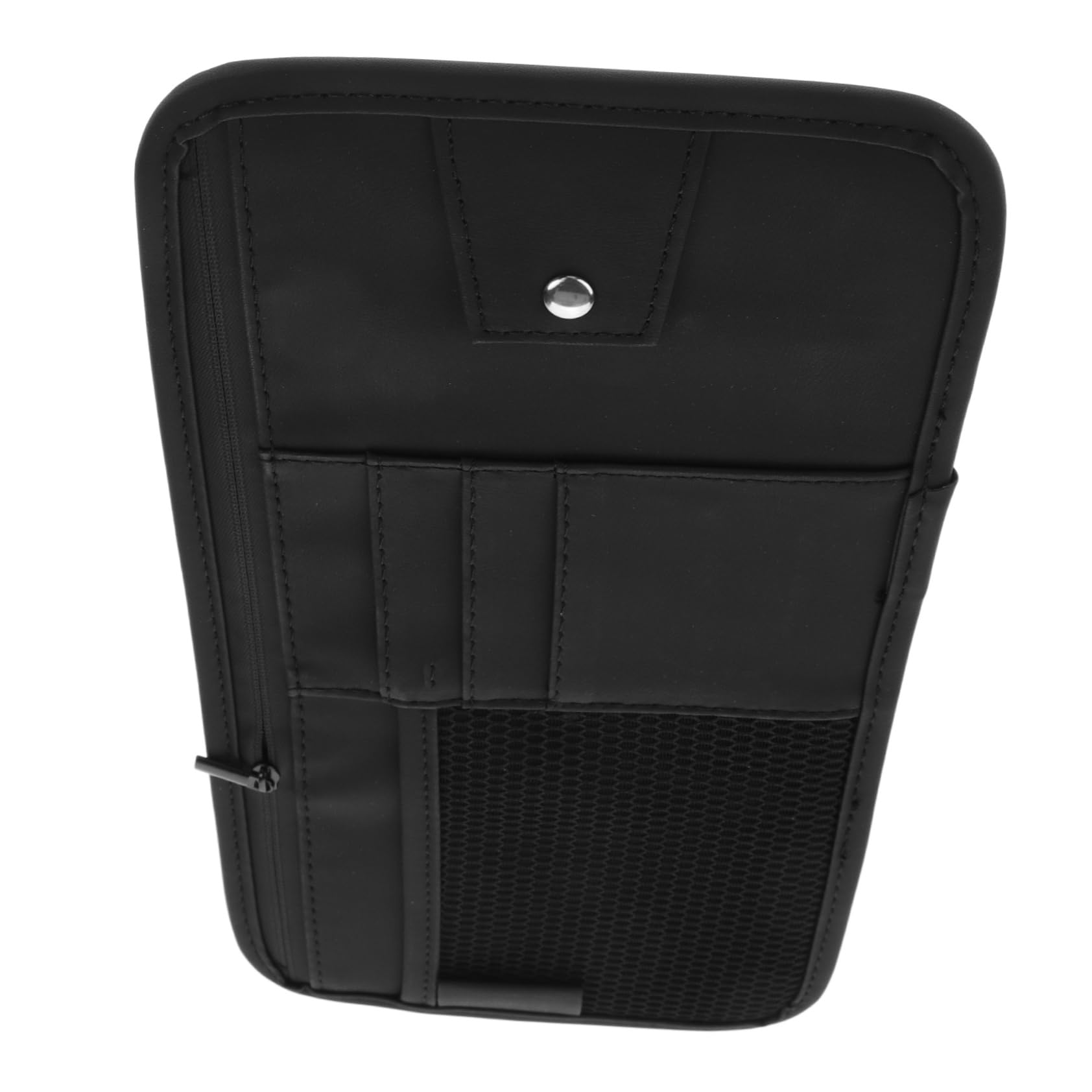 Vaguelly Auto Sonnenblenden Organizer mit Brillenclip Visierhalterung und Aufbewahrungstasche für Karten Auto Visierzubehör für Optimalen und Einfache Installation von Vaguelly