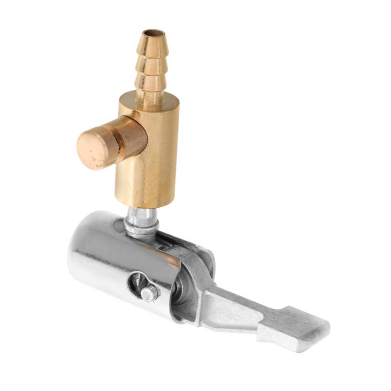 Vaguelly Luftpumpen Anschlussschlauch Motorrad Pumpendüse Fahrradventiladapter Ventiladapter Für Luftkompressor Reifenventildüse Clip On Ventiladapter Zinklegierung von Vaguelly