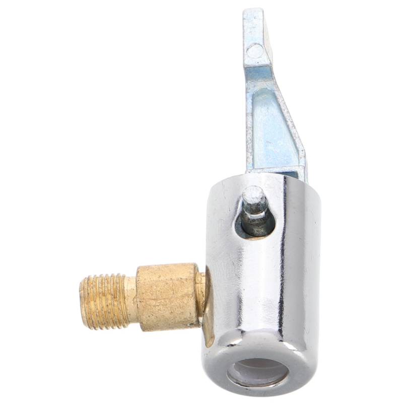 Vaguelly Luftpumpenanschluss Presta Ventil Luftfutter Reifenfülldüse Luftmesser Rückwärtsfutter Verriegelbares Luftfutter Mit Clip Reifenkompressor Schlauchklemme Verriegelbares von Vaguelly
