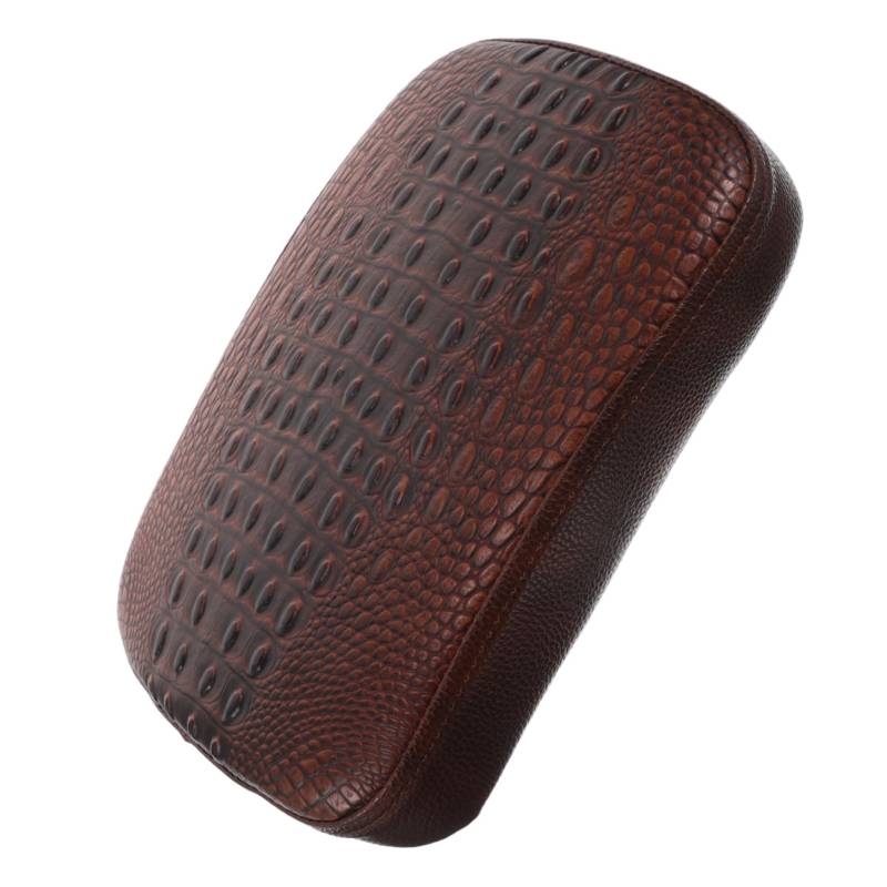 Vaguelly Motorrad-sitzkissen Sitzbezug Für Roller Dirtbike-sitzbezug Sitzbezüge Für Motorräder Motorradmodifikationszubehör Motorrad-beifahrersitzkissen Pu-Leder Brown von Vaguelly