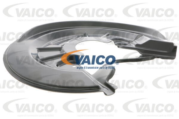 Spritzblech, Bremsscheibe Hinterachse rechts Vaico V10-5010 von Vaico