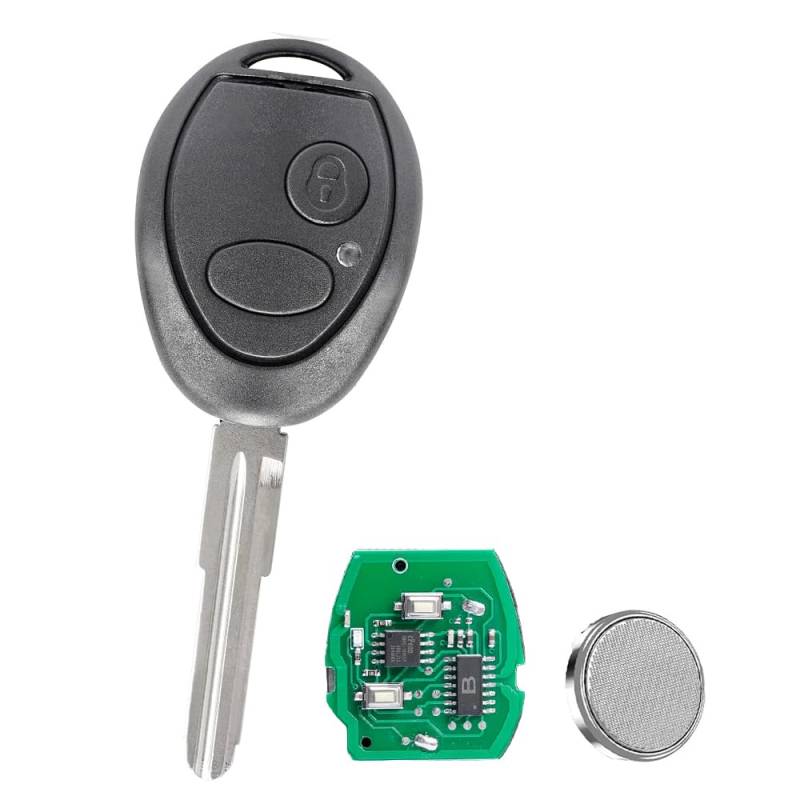 433 MHz 2 Tasten Autoschlüssel für Land Rover Discovery 2 TD4 TD5 mit ID73 Chip für D-iscovery 2 Fernbedienung LR Schlüsselgehäuse N5FVALTX3 von Vailikey