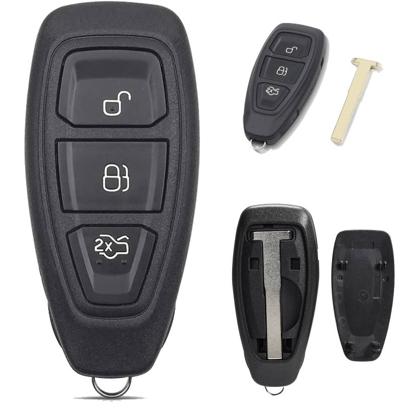 433 MHz 2016 für Ford Kuga Schlüsselanhänger für Ford Focus Fiesta schlüsselloser Schlüsselanhänger für Ford Mondeo Fob Ford S -Max Schlüsselanhänger KR55wk48801 für Ford Galaxy Schlüsselanhänger ID63 von Vailikey