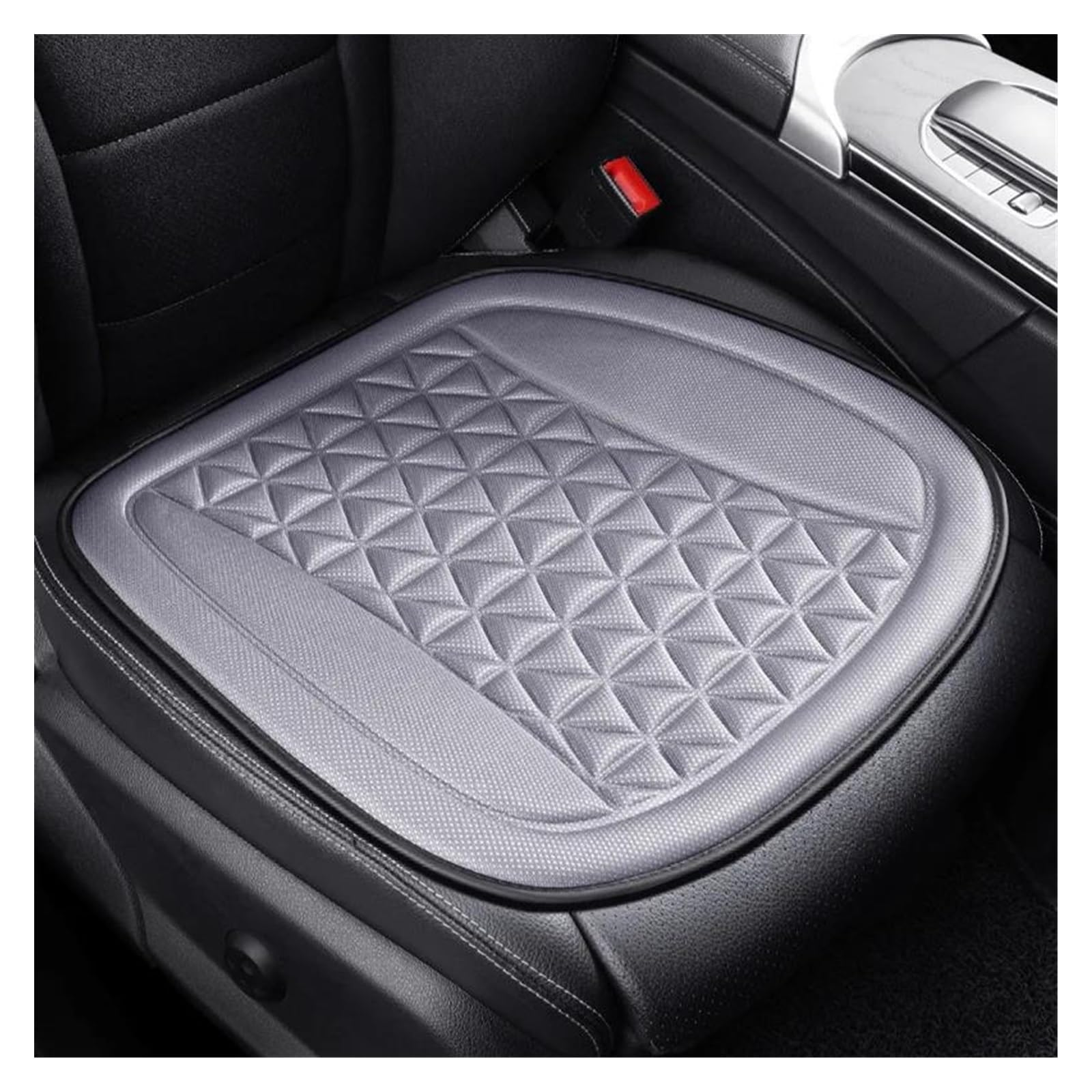 VaizA Auto Sitzauflage 1 STÜCK Atmungsaktive Autositzauflage Staubdicht Anti-Rutsch Solide Vier Jahreszeiten Universal Autositzschutz (Farbe : Grey, Größe : 1 UK) von VaizA