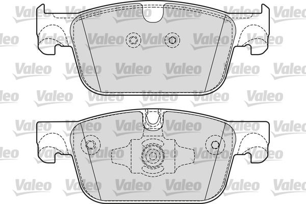 Bremsbelagsatz, Scheibenbremse Vorderachse Valeo 601698 von Valeo