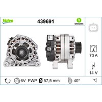 Drehstromgenerator VALEO 439691 Drehstromgenerator VALEO 439691 von Valeo